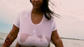 brija monet wet t-shirt play