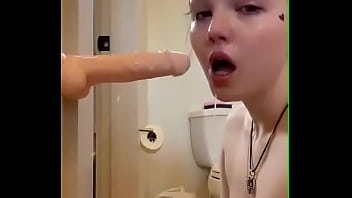 Sexy young wife makes husband's fantasy reality.