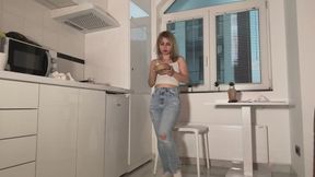 Oops! I Couldn't Hold It: Naughty Kitchen Wetting