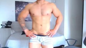 Sexy Colombian man with big ass fucking gf missionary