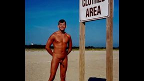 Vintage Naked in Public at Gunnison Beach in New Jersey