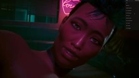 Black Girl In Cyberpunk 2077 Charlene Fox Sex Scenes [18 ] Joy Toy Hot Scenes Sex Mod