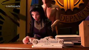 Anime girls scene wild and explicit adult action in 3D