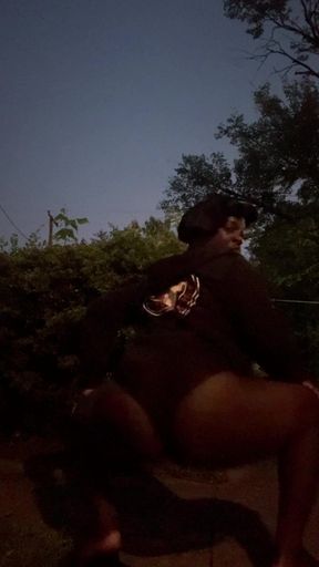 Stripping Naked Outside While Being Freaky As Fuck