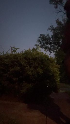 Stripping Naked Outside While Being Freaky As Fuck