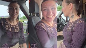 carpark blowjob & shop cumwalk