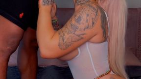 Railing my pussy and phat ass! Sloppy top til nut on titts!