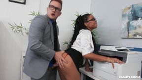 Working Late Feels Great with black Kira Noir