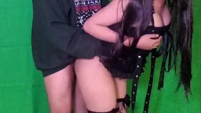 SESION DE FOTOS QUE TERMINA EN CASTING PORNO!!!! Le propuse a una Morra Mexicana Gotica hacer un videito luego de la sesion de fotos y acept&oacute_!! incluso me pidio que terminara adentro!!!