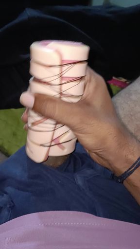 Gujarati boy sillicon pipe use for masturbation hard fucking dick with fully wet