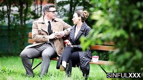 I Didn&rsquo_t Wear Any Underwear at Work Today! Denis Marti &amp_ Karina King for SinfulXXX