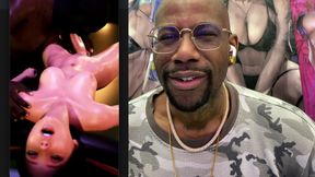 BBC Gooner Deepthroating a Cute Petite Transgender Girl Cock