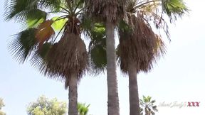 AuntJudysXXX - Busty Blonde MILF Keira Sucks Your Cock&#x1F32D; in the Garden POV