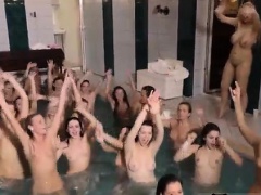 British shower sex The femmes continue the orgy bash to feas