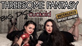 Cucked by BBC Threesome - Cuckold Story and Humiliation | Mistress Karino, Dominatrix Dinah [FHD MOV]