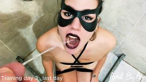drinking more than 10 liters of urine, day 3 of 3, sadistic training!!! last day!!!