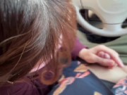 【初体験】むちむち看護師が彼シャツノーパンデート♡我慢できずに駐車場で露出フェラチオ♡ Japanese/HENTAI/amateur/POV/outdoor/露出/個人撮影/スマホ/ハメ撮り