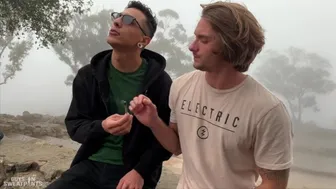 Muscular tattooed stud Mateo Vice fucks bareback with Clark Parker in a sweaty jock fest