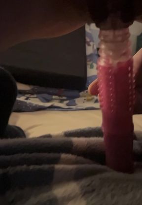 Nice to squirt the dildo full after I had a horny kinky chat with a horny old daddy 💦
