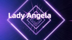 Lady Angela submissive in a cage spit fetish