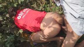 Sister-in-law outdoor Desi indian