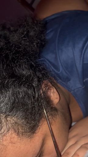 Juicy lip trans getting throat used