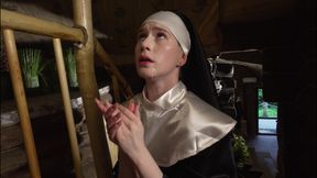 The Nun Is Deep‑throating the Priest’s Penis
