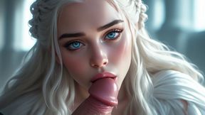 Daenerys Targaryen 4K Hentai Game Of Thrones: Creampie Gangbang + Double Dildo Lesbian + Hard Doggy on Iron Throne