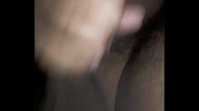 Tocando mi verga medio d.