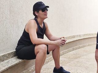 A real macho dyke lost a football wager and had to pay with his cunt