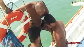 Sparta - Gorgeous Takes Two Big Cocks In His Ass And Mouth! 10 Min - Boy Toy