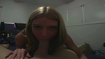 Elli Foxx Blowjob and Cowgirl Creampie from Cock Diesel
