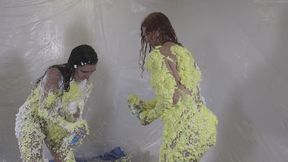 Pixiee and Charlie - Foam fun