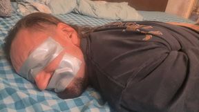 female domination, tape bondage, foot and palms fetish