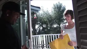 A giant black cock for a nasty little slut