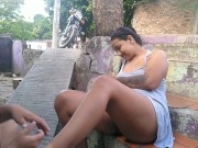 me encanta que me coman la vagina en publico