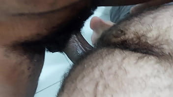 BeefyBearBr and the first black monster cock fucking hard and deep his ass