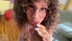 Stepmom VibewithMommy gets a big cock & a warm load in her mouth