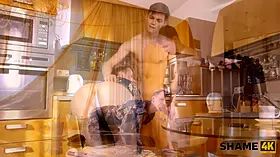 Shame4k. it guy finds seductive pictures in milf's laptop and bangs her