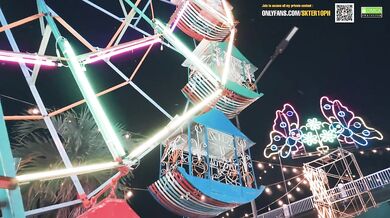 Thai Perfect Tits Gush Real Orgasm Public Ferris Wheel POV