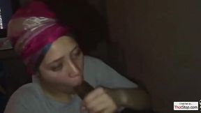 Cute amateur gets a throatful of BBC and a faceful of cum