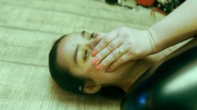 INSIDIOUS Lesbian BREATH PLAY - LEZDOM