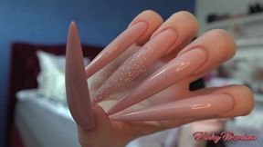 Pink Sparkly Nails Worship