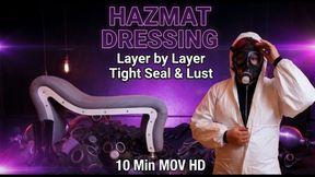 Hazmat Dressing Seduction: Slow Suit-Up, Tight Seal & Erotic Surrender (10 Min MOV HD)