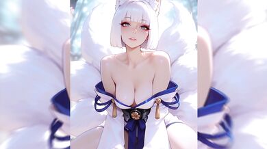 Kaga fucked on every hole!