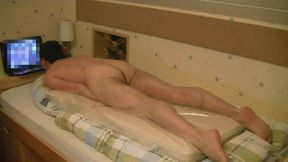 Naked Foil Hump Masturbation