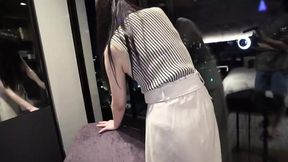 Corporate tramp with succulent knockers and magnificent booty gets busy on a dirty hotel night