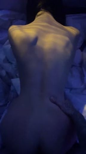 Hardcore doggy style — the slut moans with pleasure!