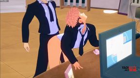 Jujutsu Kaisen Yaoi - Yuuji Fucked by Gojo on a Table