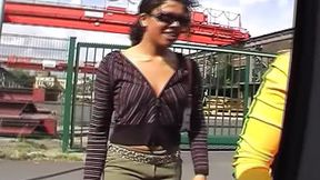 Two German whores with massive melons worshiping a loaded tool